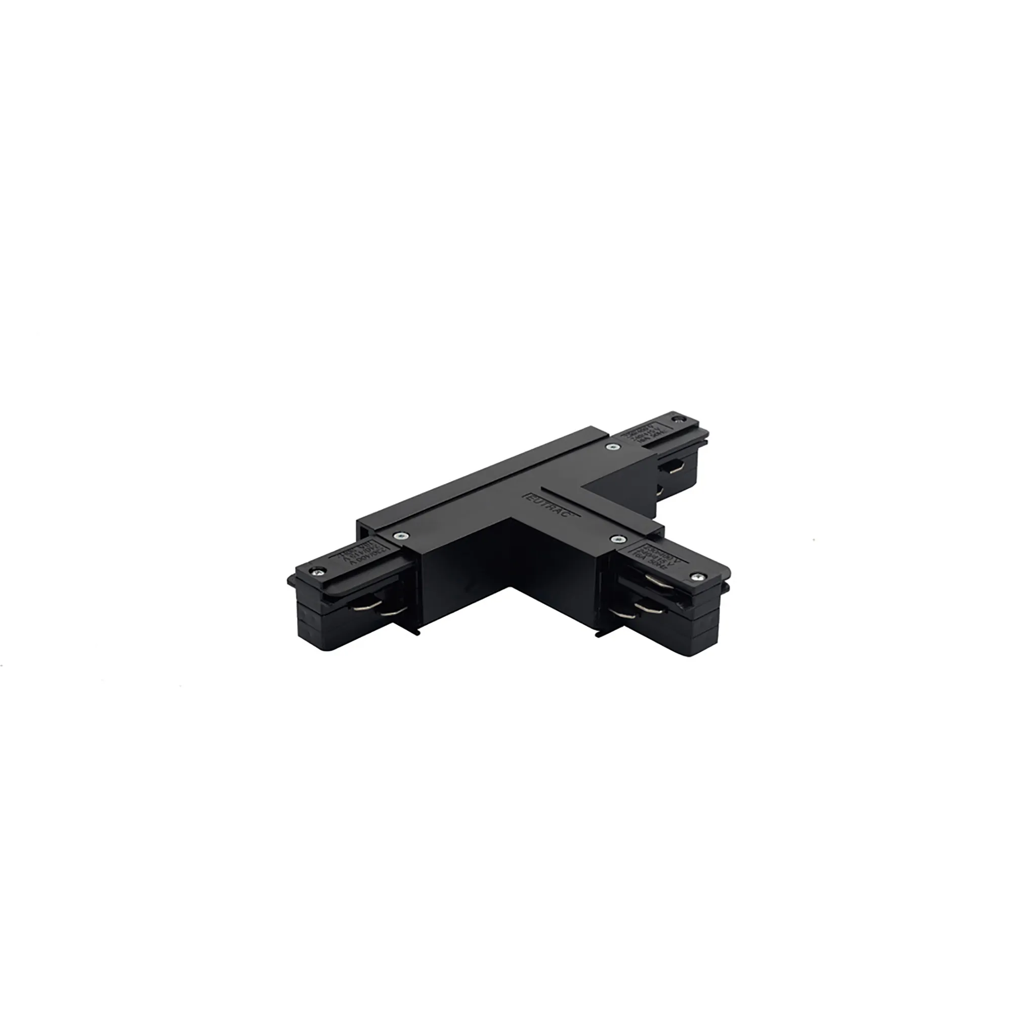 T Coupler With Feeding Option 3 Circuit Surface Mounted Track Earth Outside Left 555 1 1215 2  Eutrac 3 Circuit Surface-Black